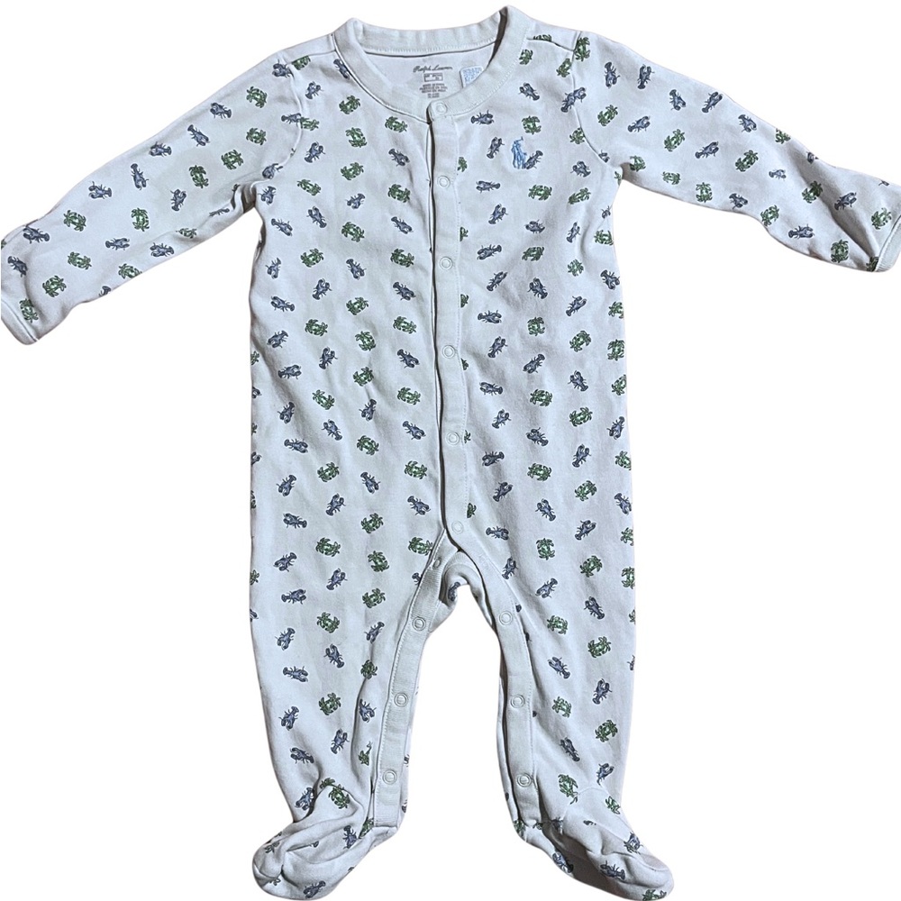 Ralph Lauren Baby Crab & Lobster One Piece